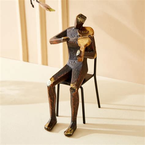 Buy Eternity Vogue Hart Polyresin Violinist Figurine from Home Centre ...