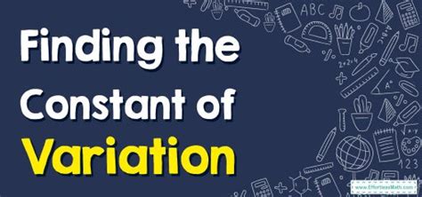 Image result for Constant of Variation Definition