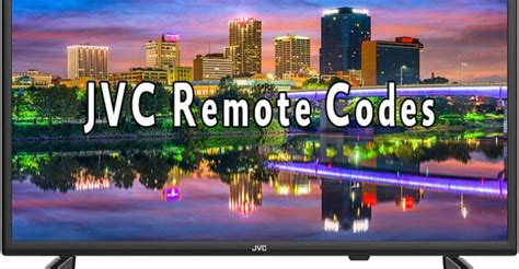 JVC Remote Codes & Program Instructions