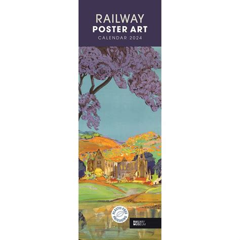 Railway Poster Art National Railway Museum Slim Calendar 2024 : Amazon ...