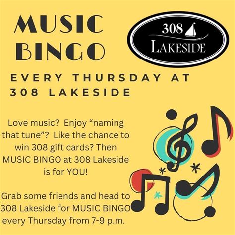 MUSIC BINGO: Every Thursday , 308 E Main St, East Brookfield, MA, 30 ...