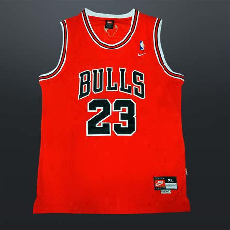Michael Jordan // Signed Chicago Bulls Red Jersey // Museum Frame ...