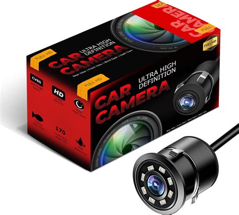 Audio Wheels AHD 720P Car Backup Camera - 150° Wide Angle, IP68 ...