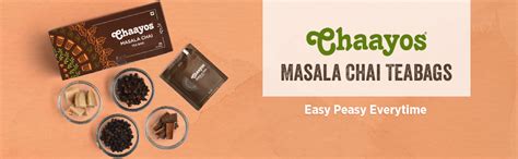 Chaayos Rich Masala Chai Tea Bag, Premium Assam Tea, 100% Natural ...
