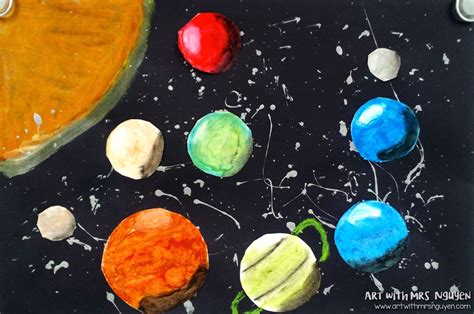 Solar System Painting Flowers