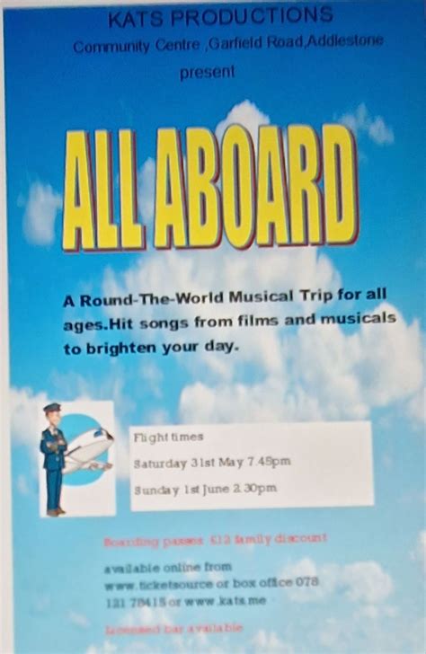 All Aboard: A Musical Trip Around the World, addlestone community ...