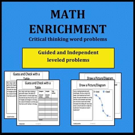 Critical Thinking Math Problems 的图像结果