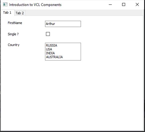 Delphi ListBox 的图像结果