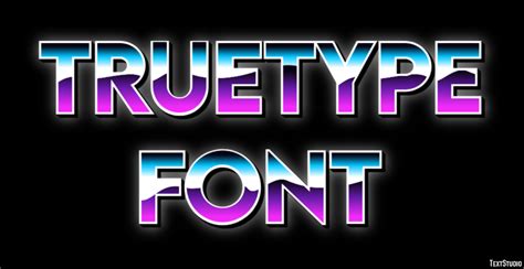 Image result for Creating TrueType Font
