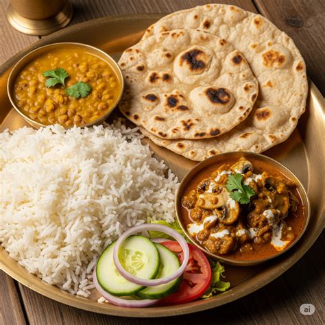 Mushroom curry meal – kkcfood