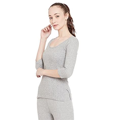 Buy NEVA Round Neck 3/4th Sleeve Thermal for Women (Esancia) at Amazon.in
