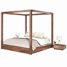 Wood Canopy Bed by Hshire Solid Wood Contemporary Platform Canopy Bed Wood Canopy Bed
