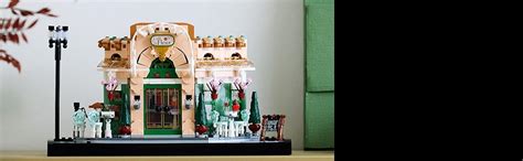 LEGO Icons French Café Paris Bookshelf Decor 10362 Building Blocks for ...