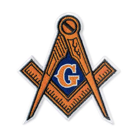 Embrosoft Masonic Logo Embroidered Patch Iron On (3.5" Ãƒâ€” 3.9 ...