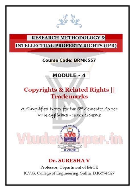 RM Mod 4 @vtudeveloper - r4cecefrc - RESEARCH METHODOLOGY ...