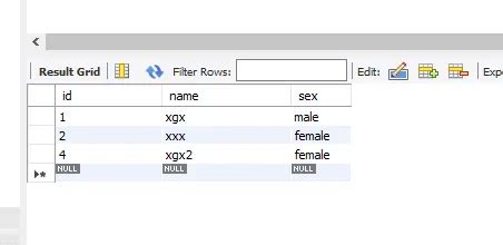 SQLAlchemy MySQL 的图像结果