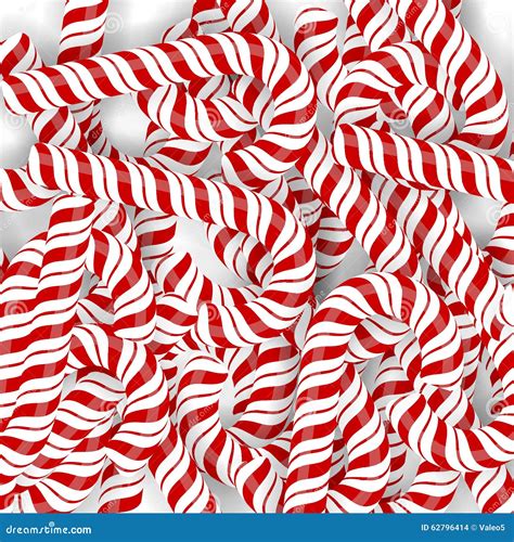 Candy Canes Pattern stock vector. Illustration of sign - 62796414