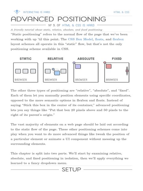 Image result for How to Use Positioning in HTML