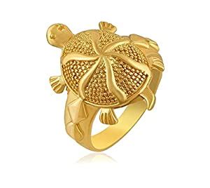 Buy Morir Gold Plated Vaastu Fengshui Kachua Tortoise Good Luck Charm ...