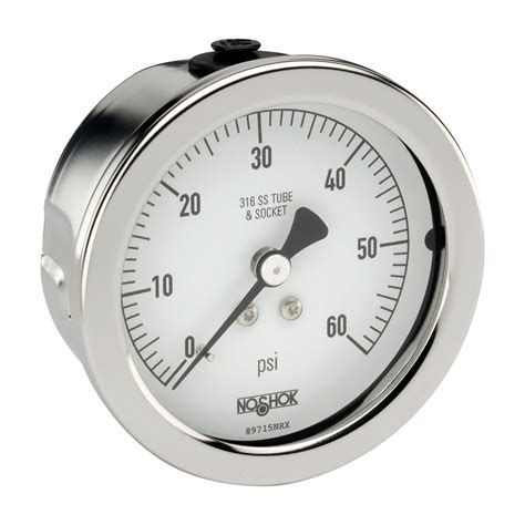 Noshok 25-410-30/60-psi/kg/cm2 Pressure Gauge | Blackhawk Supply
