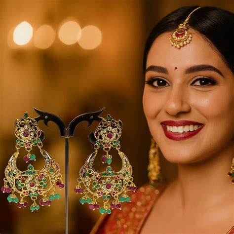 Devanshi Bloom Jadau Earrings – Beget