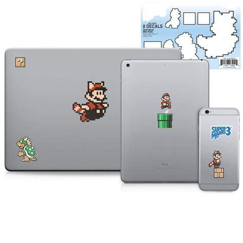 Buy Super Mario Bros 3 Classic 8 Bit Tech Decal Mini Pack Online at ...
