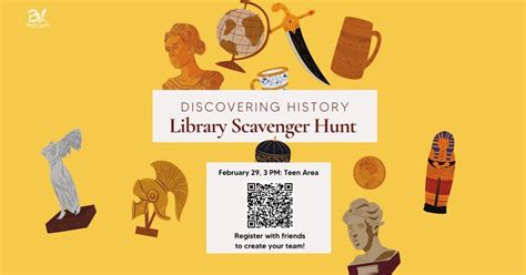 Discovering History: A Teen Library Scavenger Hunt (Teen Area ...