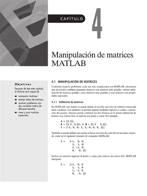 Matriz En El Script De MATLAB 的图像结果