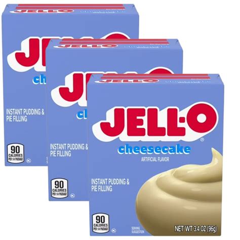 Jell-O Instant Pudding & Pie Filling Mix 3.4 oz Box (Pack of 3 ...
