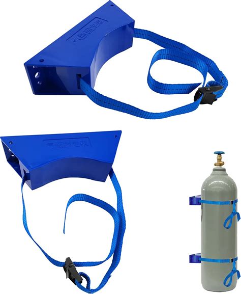 Buy GaeaAuto 2 X Gas Cylinder Bracket Propane Tank Holder Cylinder Wall ...