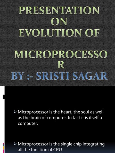 Evolution of Microprocessor Tabular Form 的图像结果