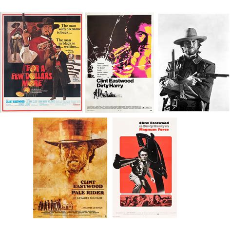 Clint Eastwood Movie Posters Set - Set of 10 Poster Paper - (12 x 17 ...
