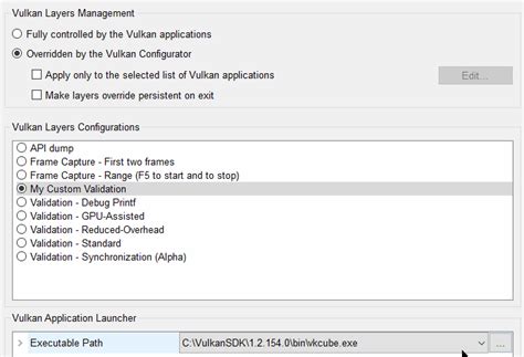 Image result for Vulkan Configurator