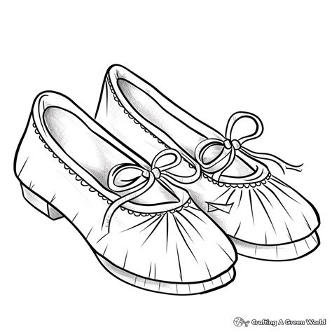 Dress Shoe Coloring Pages