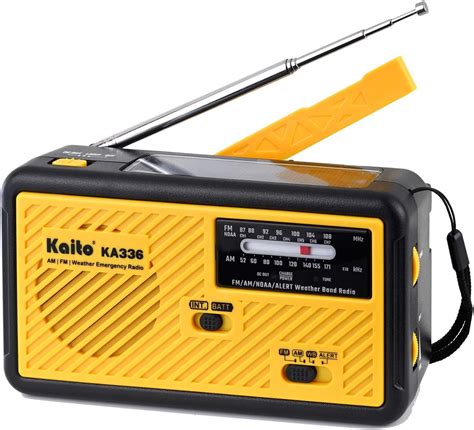 Buy Kaito Voyager ECO Emergency Radio KA336 AM/FM NOAA Weather Alert 5 ...