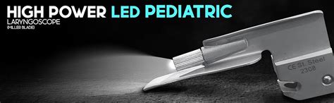 OTICA Pediatric Miller Type Laryngoscope Set (Blade Size: 00, 0 and 1 ...