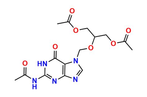 Ganciclovir N-Acetyl Di-O-Acetate | CAS No- 86357-17-7 | Gancyclovir N ...
