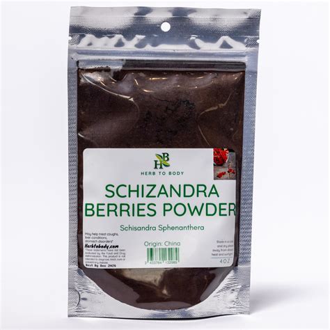 Schisandra Berries Powder - Herb To Body