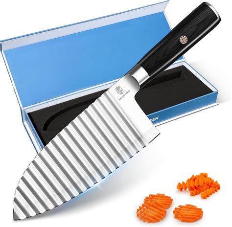 Amazon.com: Dragon Creek Crinkle Cutter Knife - Wavy Chopper Potatoes ...
