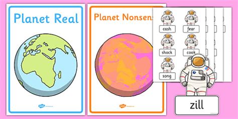Phase 3 Real and Nonsense Words Sorting Worksheet / Worksheet, worksheet