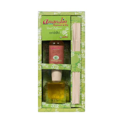 Anandin Reed Diffuser - Vriddhi/Lemongrass Fragrance - 200ml+10Sticks