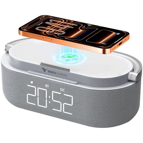 Vaku Luxos ® 3-in-1 Synostation Bluetooth Speaker 15W Wireless Charger ...