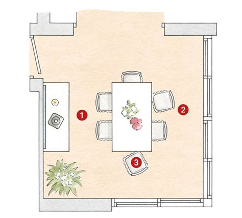 La distribución ideal en el salón y el comedor con las medidas clave