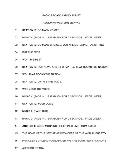Broadcast Script Layout 的图像结果
