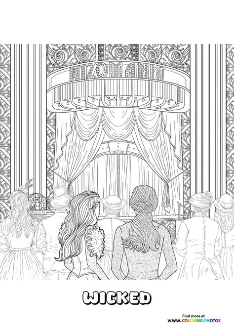 Wicked - Coloring Pages for kids