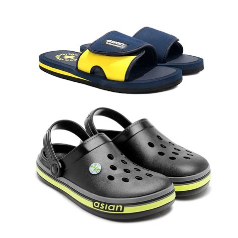 Buy ASIAN Men's Casual Walking Daily Clogs & Fabrication Slipper with ...