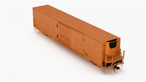 3D Refrigerated Rail Car Model - TurboSquid 2217108