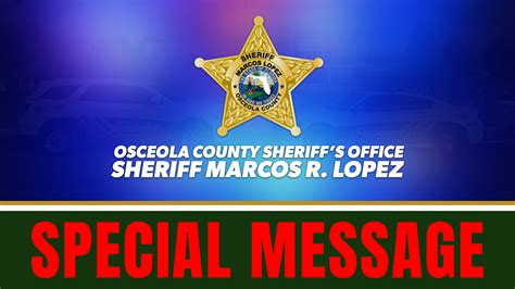 Osceola County Sheriff Logo Sheriff Badge Plaques