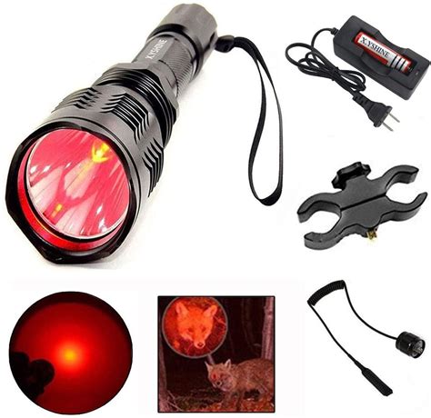 Image result for Red LED Flashlight
