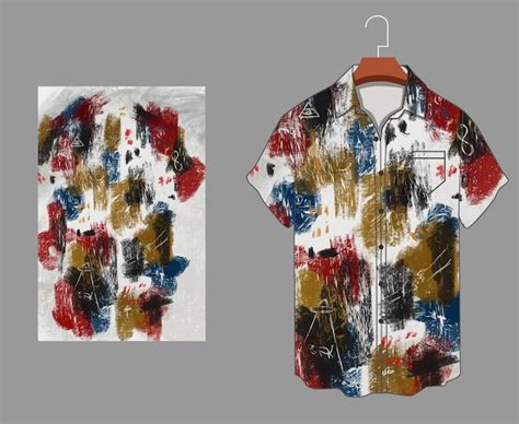 Eyechating abstract pattern for shirt fabric template design | Premium ...